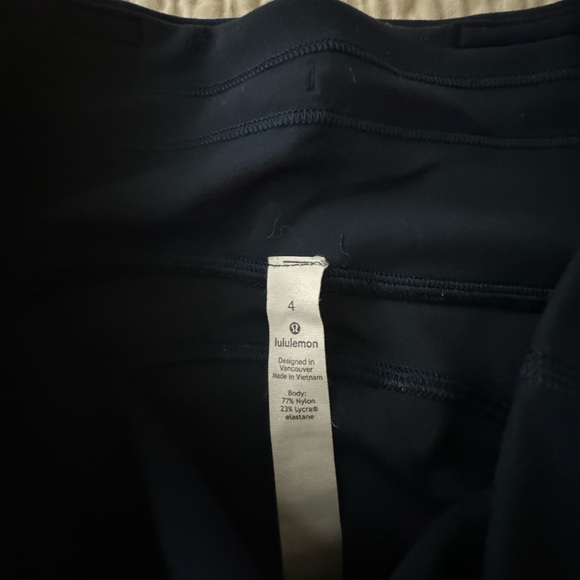 Lululemon Navy Leggings - Picture 2 of 2